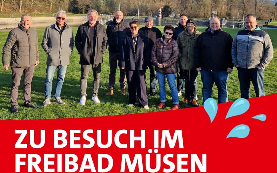 Zu Besuch im Freibad Müsen